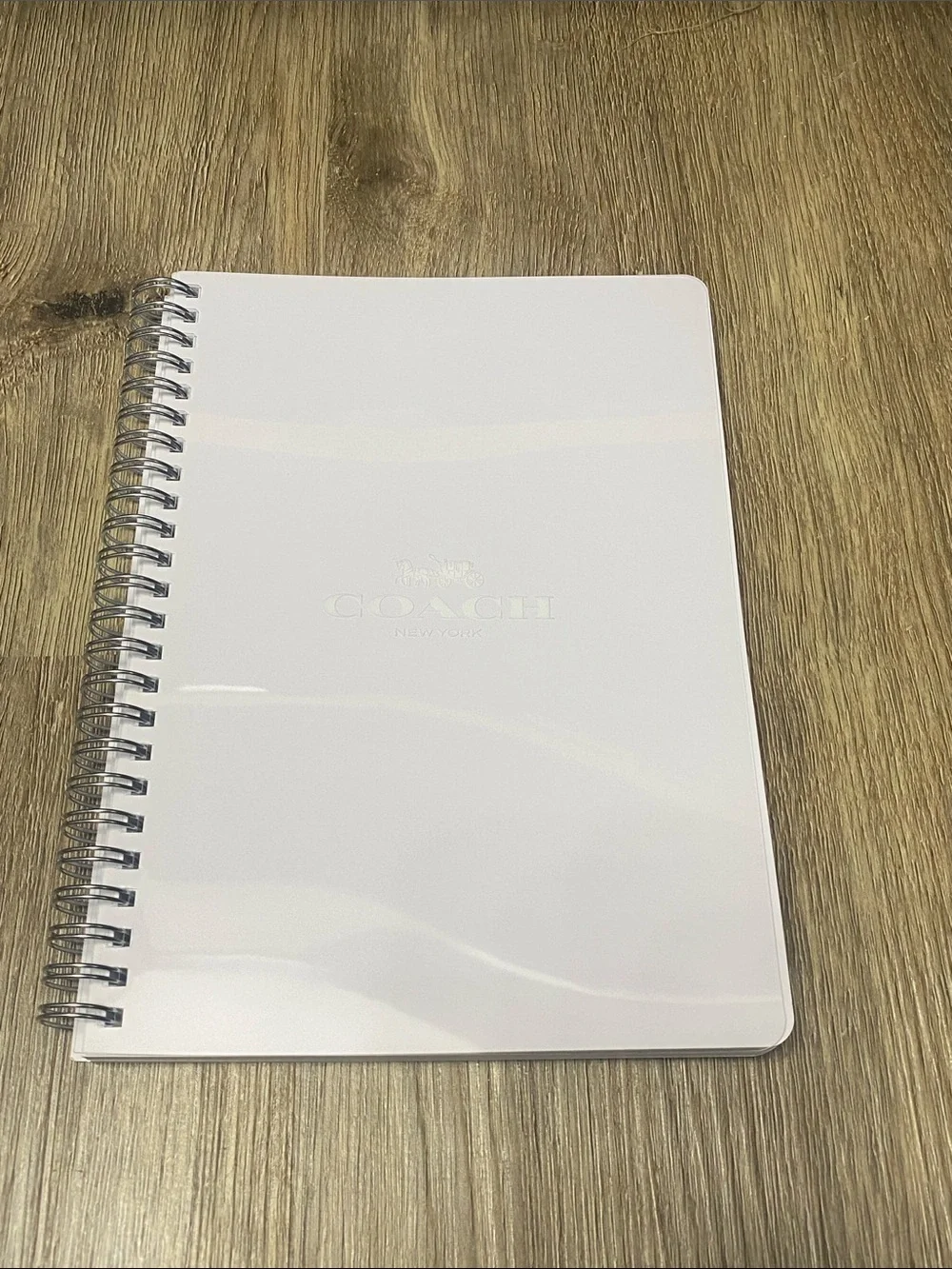Coach Signature Heart Printed Notebook